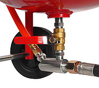 JTC Аппарат пескоструйный 38л шланг 1/2", 250PSI JTC3