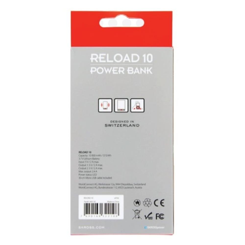 Skross Reload 10 Compact & Sleek Power Bank 10000mAh 2Pcs Bundle