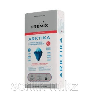 Шпатлевка Premix Arktika финишная гипсовая 20 кг