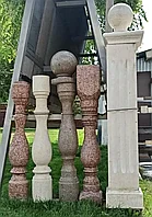 Каменная лестница из мрамора, гранита. Ступени, балясины5