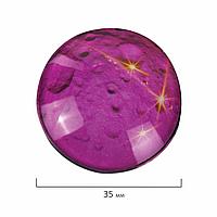 Магниты стеклянные 35 мм, НАБОР 6 шт., "3D-Планеты", BRAUBERG Glass, круглые, блистер, 2725173