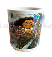 Набор детской посуды Моана Moana чашка тарелка кружка голубая6