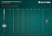 KRAFTOOL Alu (Al5052), 4.0 x 20 мм, 500 шт, алюминиевые заклепки (311701-40-20)1
