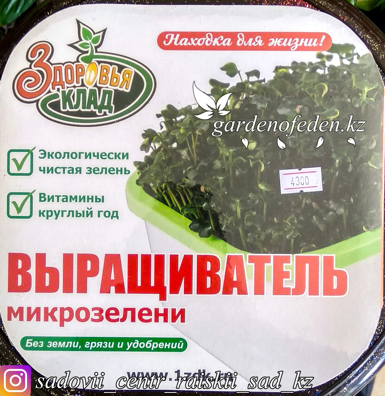 "Здоровья Клад" - Выращиватель микрозелени.