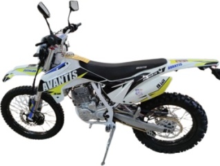 Мотоцикл Avantis Lux FX-250 черный, белый, желтый1