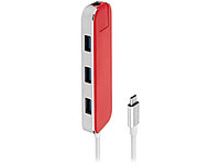 Хаб USB Rombica Type-C Chronos Red3