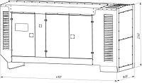 Шумозащитный Кожух Для Генератора 200-500 Квт (У)2