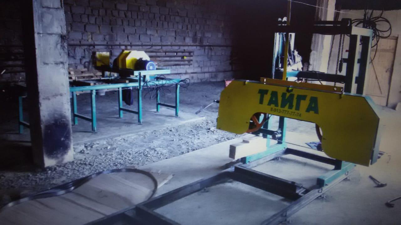 .Ленточная пилорама с электроприводом ТАЙГА "Т-3