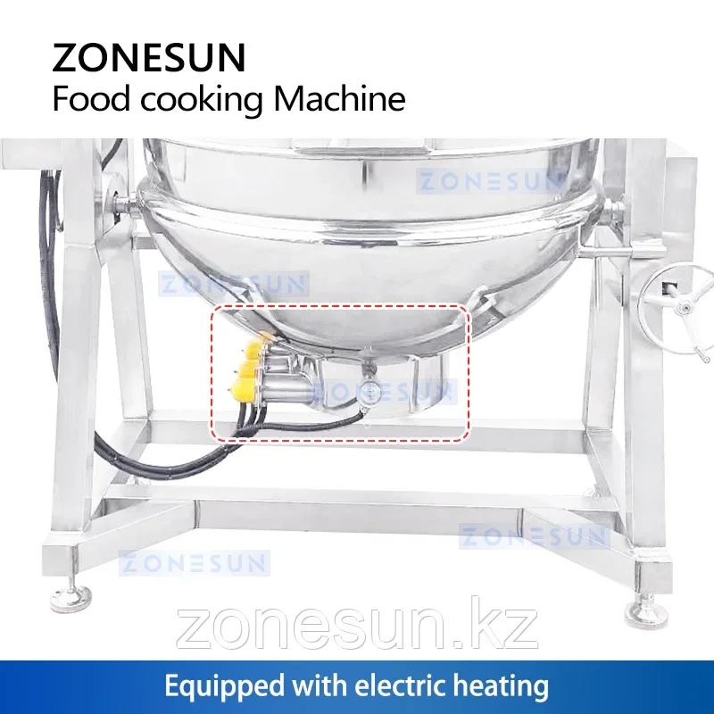 ZONESUN ZS-FC100L Промышленный варочный котел Электрический варочный котел Машина для обработки пищевых продуктов