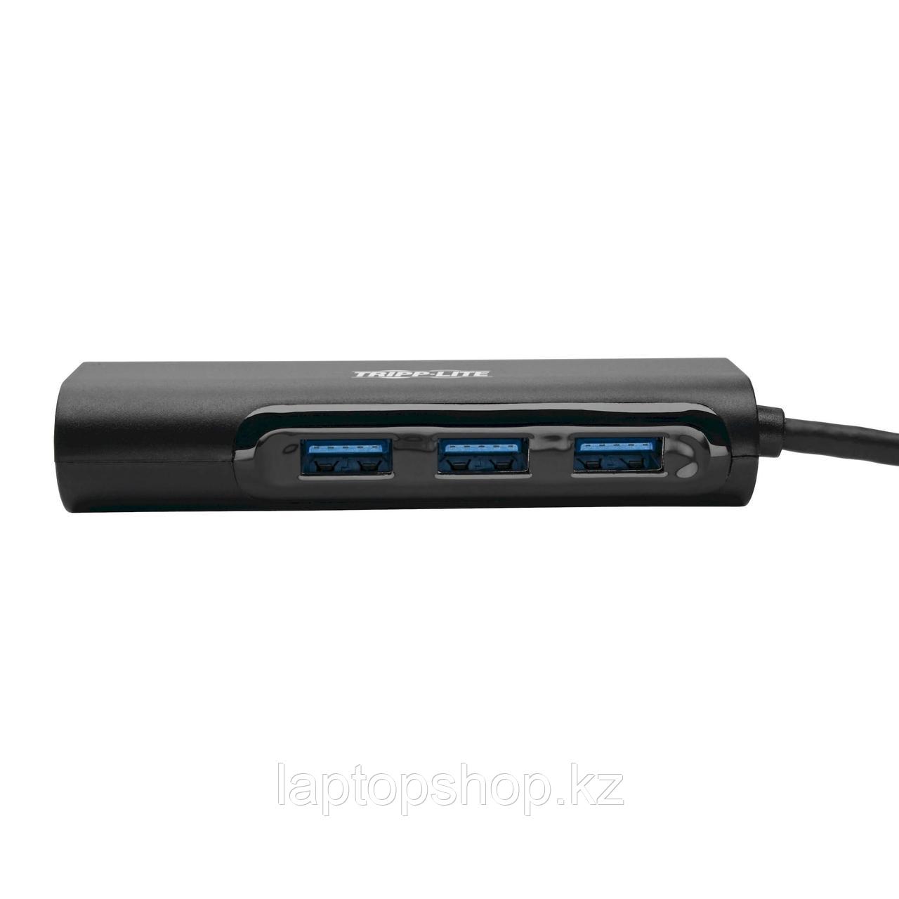 Адаптер (расширитель портов) TrippLite 3-Port USB-C Hub with LAN Port (U460-003-3A1GB)