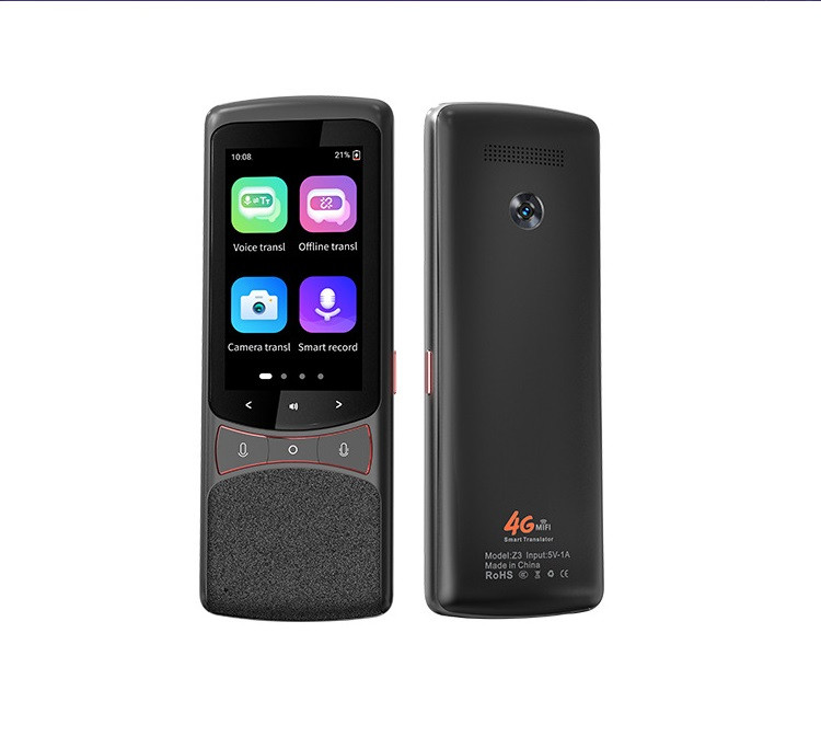 4G Умный голосовой карманный переводчик OLCAM Z3, 134 онлайн языков, 10 оффлайн языков