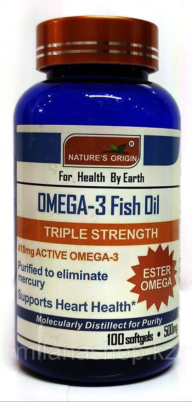 Омега-3 рыбий жир ( Omega-3 Fish Oil ) 100 капсул