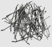 Фибра армирующая анкерная; волновая, D= 0,02-24 мм, L= 3-60 м, Материал: стекло; сталь; проволока...