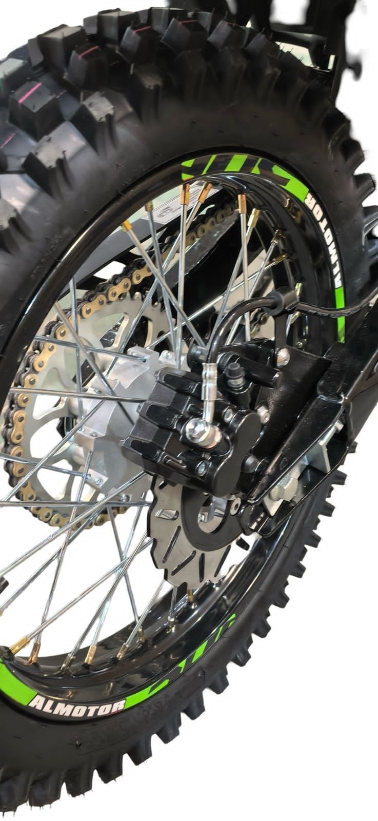 Мотоцикл Almotor AL250-06 черный, зеленый