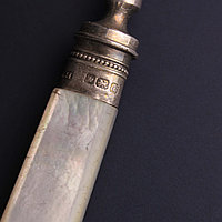 Комплект десертных приборов Ювелирная мастерская George Hape Англия. Шеффилд. 1915 год6
