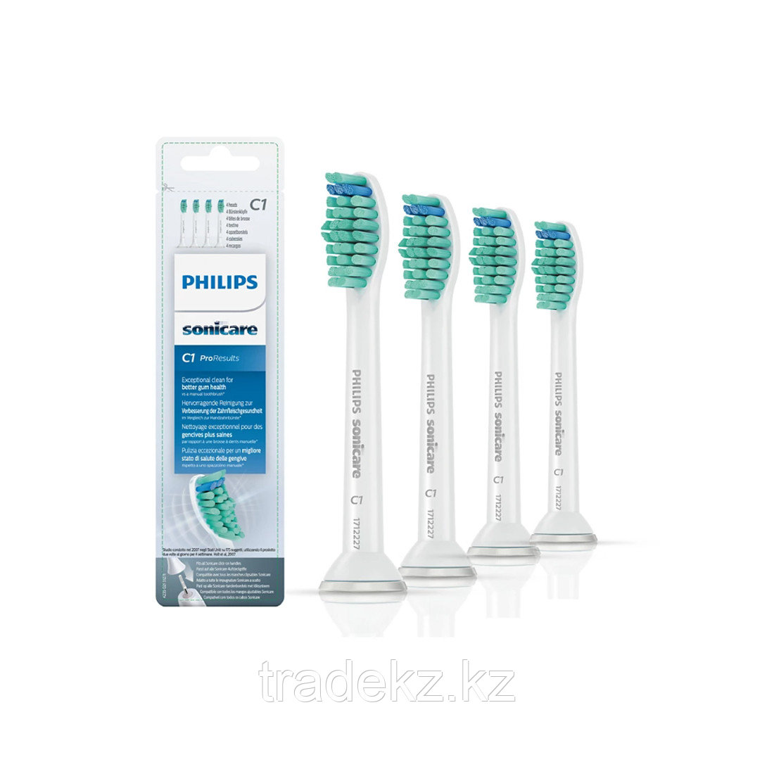 Стандартные насадки для звуковой зубной щетки Philips Sonicare ProResults HX6014/07 4шт