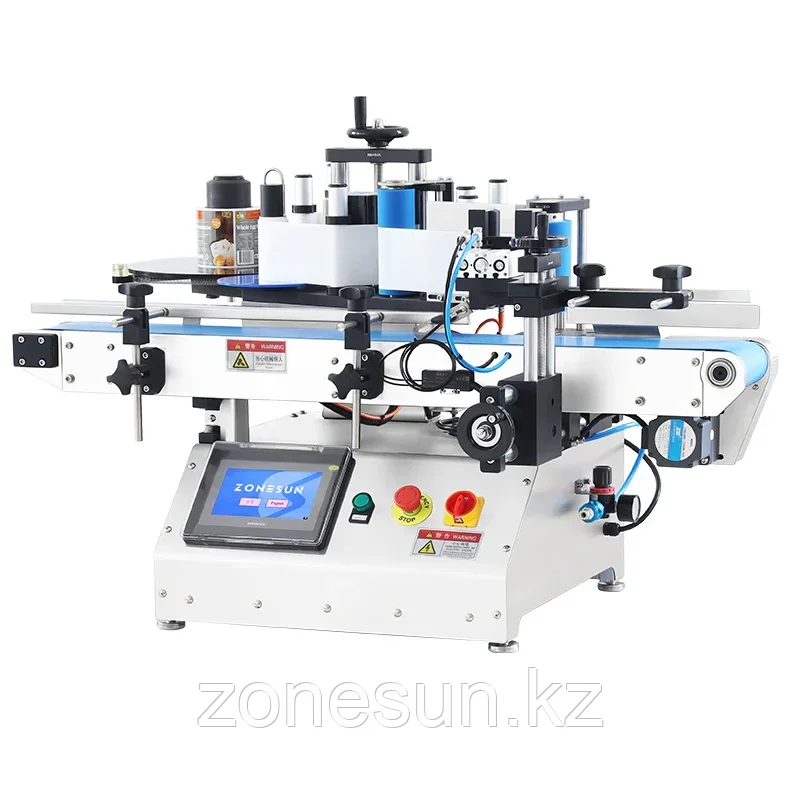 ZONESUN ZS-TB500R Аппликатор этикеток на круглые бутылки Настольная этикетировочная машина