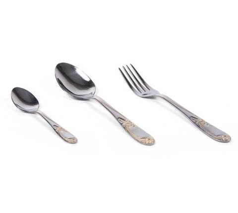 Набор столовых приборов на 8 персон на подставке MGFR Shell Cutlery Set {25 предметов}