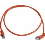 TELEGARTNER ПАТЧ-КОРД, S/FTP CAT.6A (ISO/IEC), 1,0 M MP8 FS500, LSZH, 1х90˚, КРАСНЫЙ, 1:1