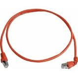 TELEGARTNER ПАТЧ-КОРД, S/FTP CAT.6A (ISO/IEC), 1,0 M MP8 FS500, LSZH, 1х90˚, КРАСНЫЙ, 1:1