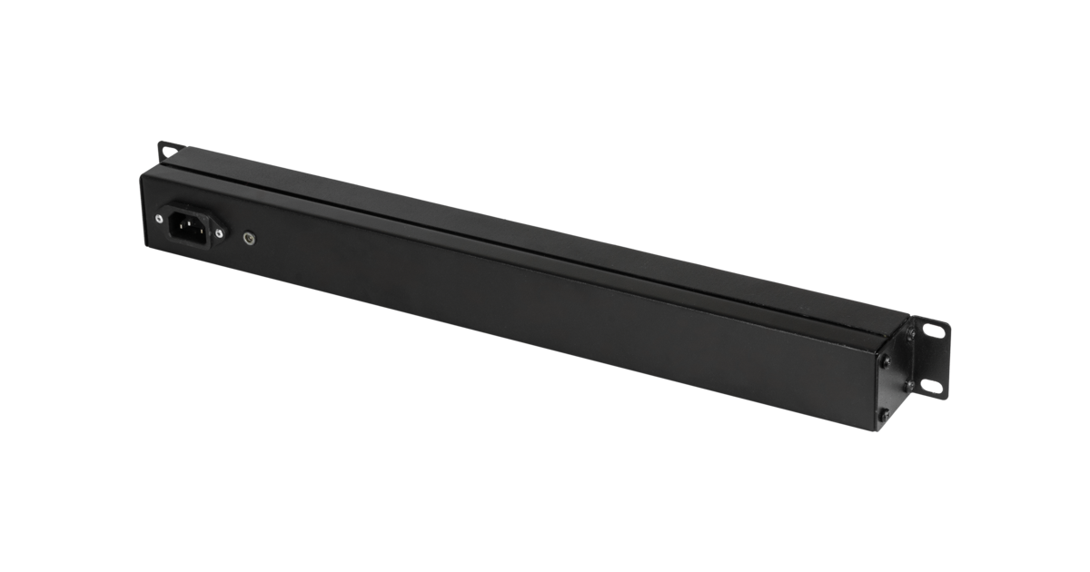Блок электрических розеток TLK, 19" на 8 гнезд, 10 A