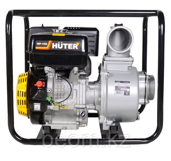 Мотопомпа Huter МР-100 (Ø 100 мм | л/мин 1800 | л.с.13 | Высота напора, м 32 | Глубина м 8 | для чистой воды)