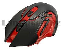 Беспроводная игровая мышь оптическая USB 6 кнопок 1600 dpi HP 2.4 GHZ Wreless mouse черно-красная4