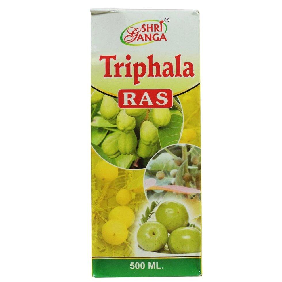 Трифала Сок (500 мл), Triphala Ras, Shri Ganga Pharmacy под заказ из Индии за 45 дней