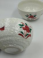 Керамические пиалы с цветочным рисунком1