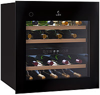 Встраиваемый винный шкаф LEX LWD6036BL dual zone PP1