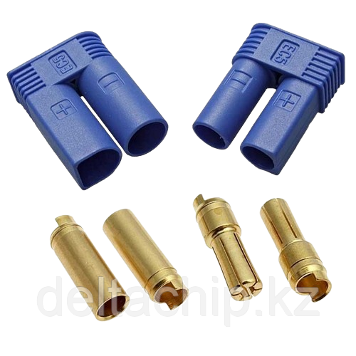 Разъём для RC моделей 30/50A RUICHI EC5 M+F/SET, защита от переполюсовки