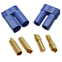 Разъём для RC моделей 30/50A RUICHI EC5 M+F/SET, защита от переполюсовки