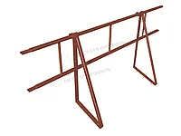 Металл Профиль Ограждение кровельное ОК-h600х1860 мм (8004)