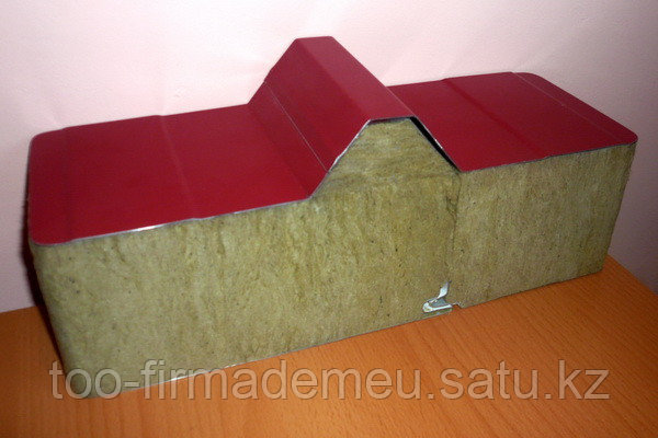 Сэндвич-панели кровельные (минвата) размер 0,45-950*100