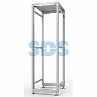 Открытая двухрамная стойка Rexant 19" 33U с регулируемой глубиной 600-1000мм (состоит из 2 коробок)
