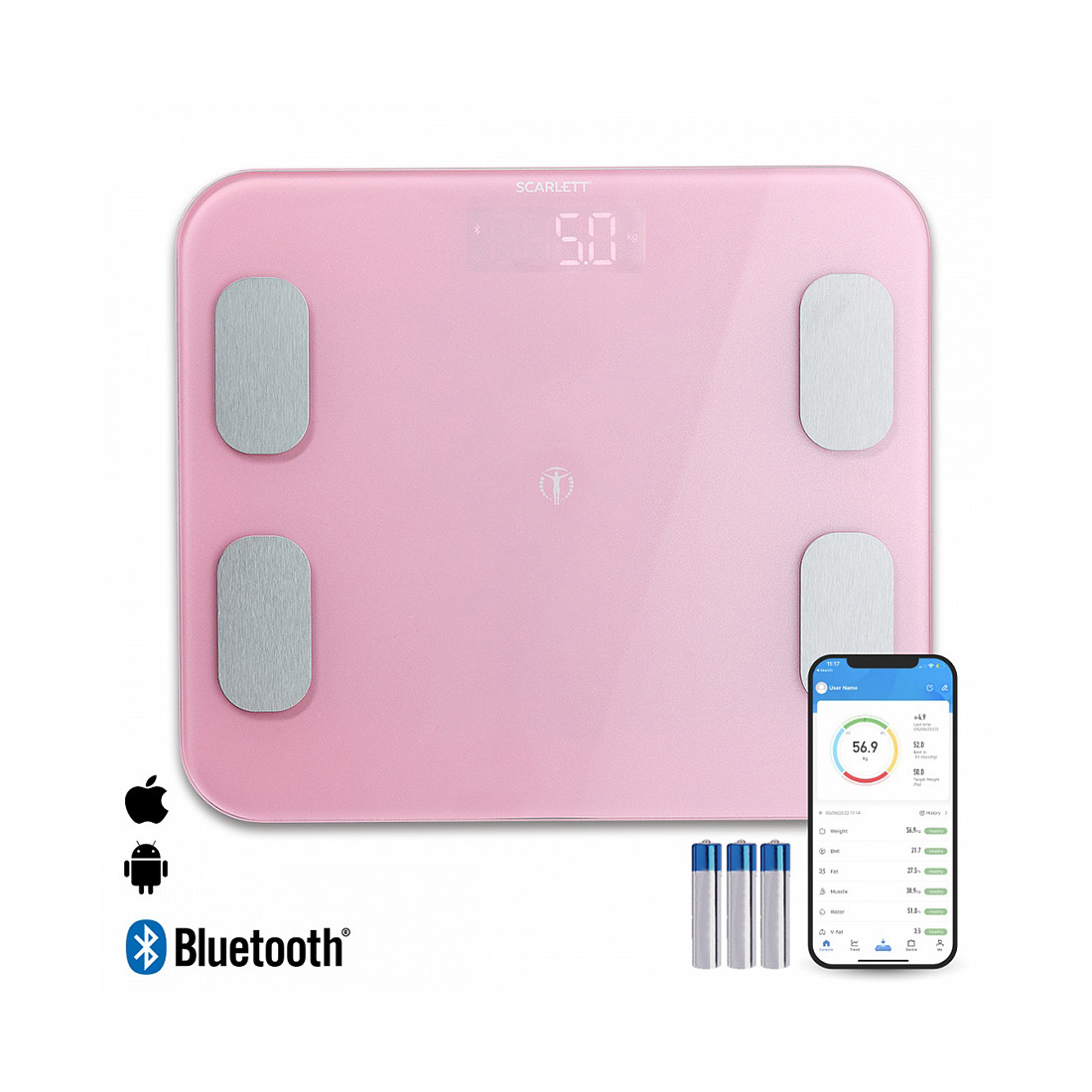 Напольные весы диагностические Scarlett SC-BS33ED102