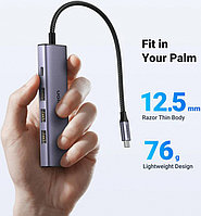 ugreen Конвертер Ugreen CM511 USB-C To HDMI+3*USB 3.0 A+PD 15596