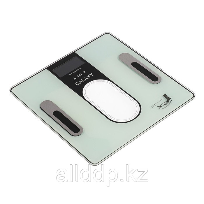 Весы напольные Galaxy GL 4852, диагностические, до 180 кг, 2хААА, стекло, белые