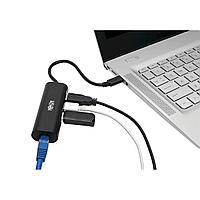 Адаптер (расширитель портов) TrippLite 3-Port USB-C Hub with LAN Port (U460-003-3A1GB)4