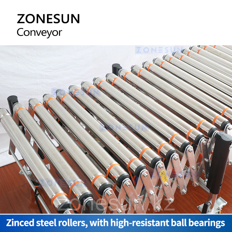 ZONESUN ZS-FCO600 ГИБКИЕ РАСШИРЯЕМЫЕ РОЛИКОВЫЕ КОНВЕЙЕРНЫЕ ЛЕНТЫ