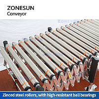 ZONESUN ZS-FCO600 ГИБКИЕ РАСШИРЯЕМЫЕ РОЛИКОВЫЕ КОНВЕЙЕРНЫЕ ЛЕНТЫ2