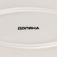 Блюдо Доляна «Млечный путь», 29.5×17.5 см, фарфор, белая в крапинку4