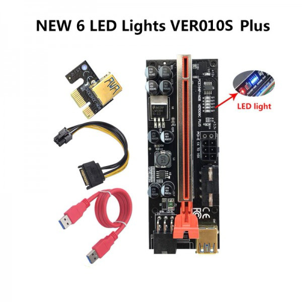 Riser/Райзер PCI-E x1 x16 VER010S Plus