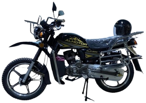 Мотоцикл Almotor ALR200 черный, золотистый