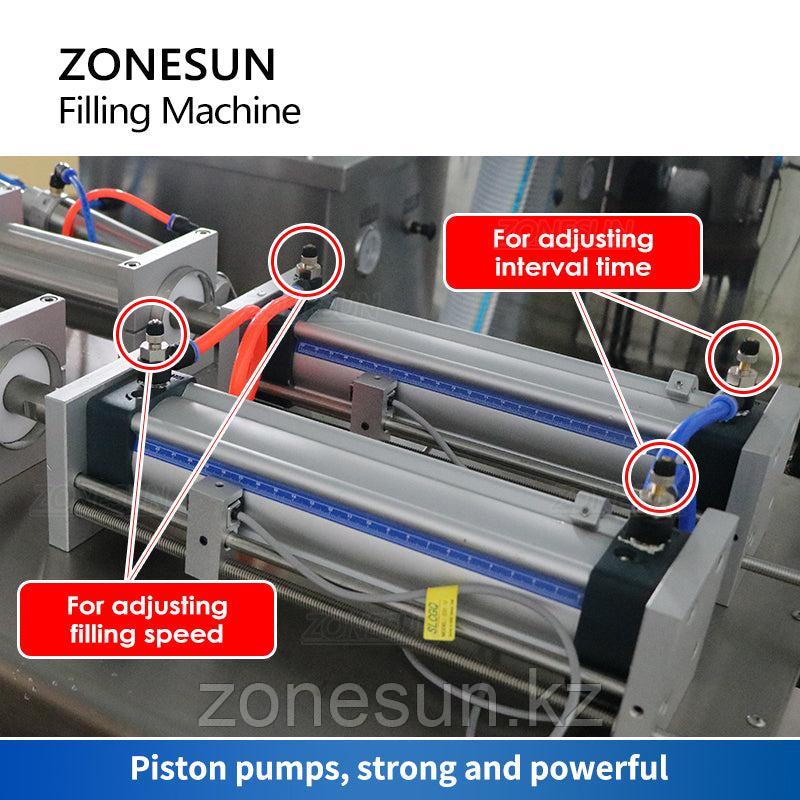 ZONESUN АВТОМАТИЧЕСКАЯ МАШИНА ДЛЯ НАПОЛНЕНИЯ ПАСТЫ ПНЕВМАТИЧЕСКИМ ПОРШНЕВЫМ НАСОСОМ СО СМЕСИТЕЛЬНЫМ Б