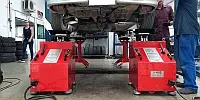 Вибростенд для диагностики подвески автомобиля