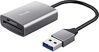Картридер Trust FAST 24135 USB 3.2 серый