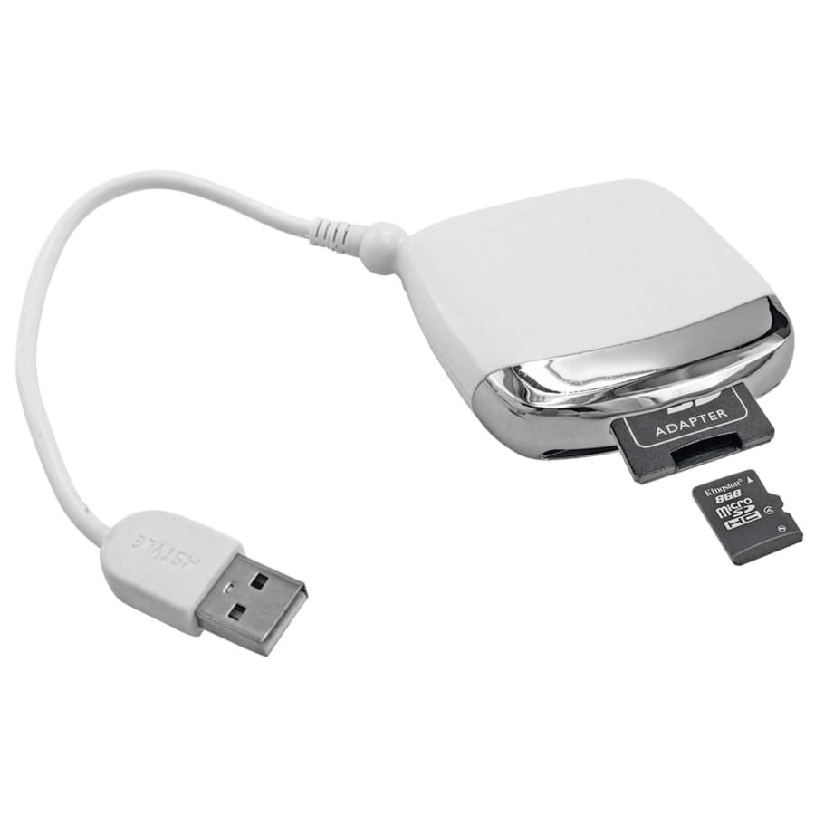 Картридер (для карт памяти SD/MMC/CF/MS) 13821