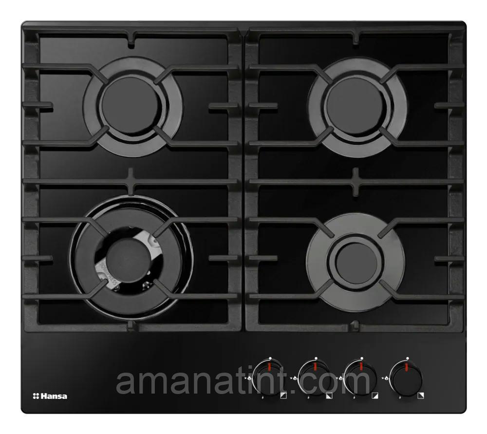 Варочная панель газовая Hansa BHKS671830 черная