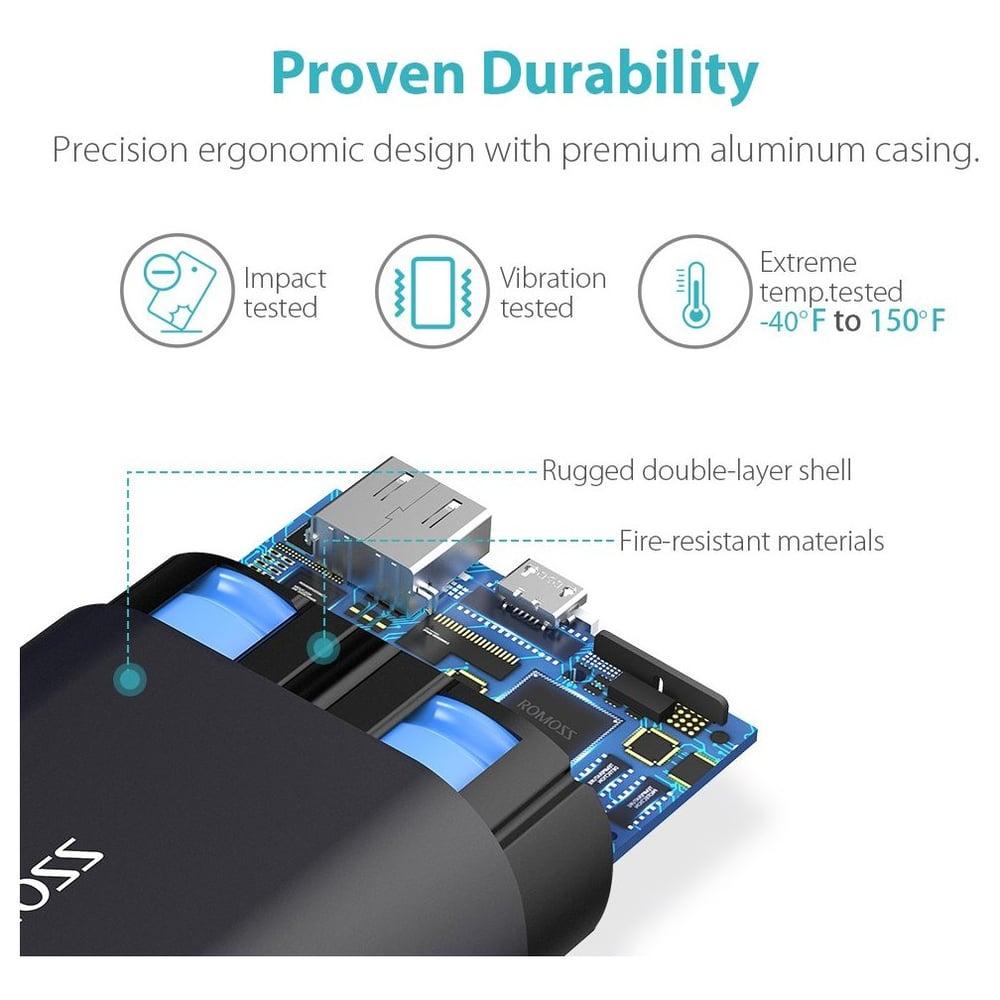 Romoss SE10+-301-02 Power Bank 10000mAh Black